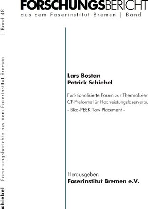 Buchcover Funktionalisierte Fasern zur Thermofixierung von PEEK / CF-Preforms für Hochleistungsfaserverbundbauteile | Lars Bostan | EAN 9783735738721 | ISBN 3-7357-3872-9 | ISBN 978-3-7357-3872-1