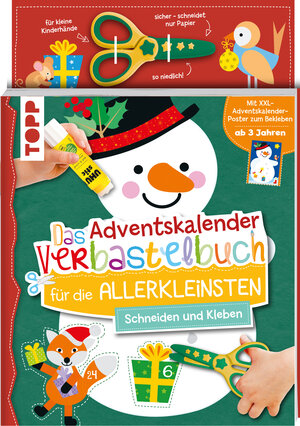 Buchcover Das Adventskalender-Verbastelbuch für die Allerkleinsten. Schneiden und Kleben. Schneemann. Mit Schere | Ursula Schwab | EAN 9783735890023 | ISBN 3-7358-9002-4 | ISBN 978-3-7358-9002-3