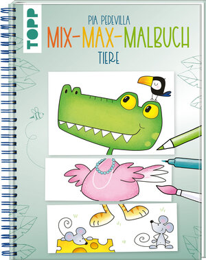 Buchcover Mix-Max-Malbuch Tiere | Pia Pedevilla | EAN 9783735890672 | ISBN 3-7358-9067-9 | ISBN 978-3-7358-9067-2
