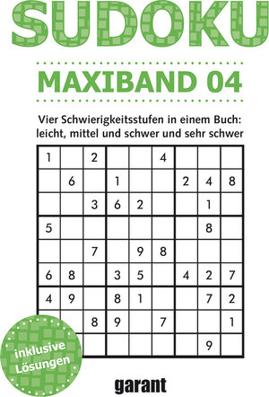 Buchcover Sudoku Maxi Band 4  | EAN 9783735923523 | ISBN 3-7359-2352-6 | ISBN 978-3-7359-2352-3