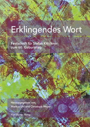 Buchcover Erklingendes Wort  | EAN 9783736502185 | ISBN 3-7365-0218-4 | ISBN 978-3-7365-0218-5
