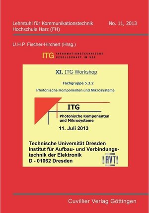 Buchcover XI. ITG-Workshop  | EAN 9783736944947 | ISBN 3-7369-4494-2 | ISBN 978-3-7369-4494-7