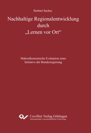 Buchcover Nachhaltige Regionalentwicklung durch "Lernen vor Ort" | Herbert Sachse | EAN 9783736969520 | ISBN 3-7369-6952-X | ISBN 978-3-7369-6952-0