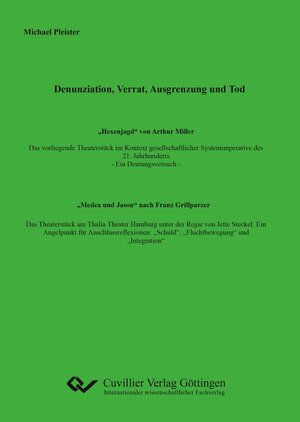 Buchcover Denunziation, Verrat, Ausgrenzung und Tod | Michael Pleister | EAN 9783736970809 | ISBN 3-7369-7080-3 | ISBN 978-3-7369-7080-9