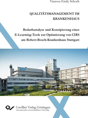 Buchcover Qualitätsmanagement im Krankenhaus | Vanessa-Emily Schoch | EAN 9783736972667 | ISBN 3-7369-7266-0 | ISBN 978-3-7369-7266-7