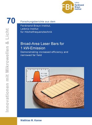Buchcover Broad-Area Laser Bars for 1 kW-Emission | Matthias M. Karow | EAN 9783736976269 | ISBN 3-7369-7626-7 | ISBN 978-3-7369-7626-9