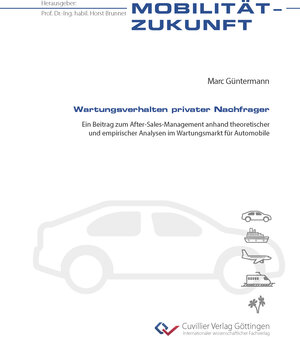 Buchcover Wartungsverhalten privater Nachfrager | Marc Güntermann | EAN 9783736977853 | ISBN 3-7369-7785-9 | ISBN 978-3-7369-7785-3