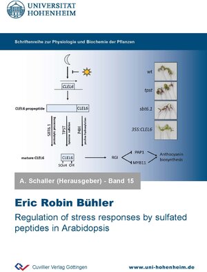 Buchcover Regulation of stress responses by sulfated peptides in Arabidopsis | Eric Robin Bühler | EAN 9783736979482 | ISBN 3-7369-7948-7 | ISBN 978-3-7369-7948-2