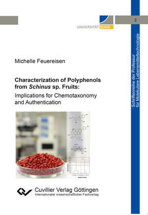 Buchcover Characterization of Polyphenols from Schinus sp. Fruits | Michelle Feuereisen | EAN 9783736997486 | ISBN 3-7369-9748-5 | ISBN 978-3-7369-9748-6