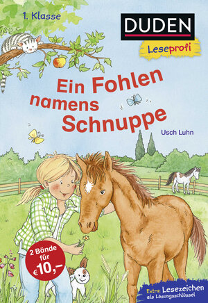 Buchcover Duden Leseprofi – Ein Fohlen namens Schnuppe, 1. Klasse | Usch Luhn | EAN 9783737334709 | ISBN 3-7373-3470-6 | ISBN 978-3-7373-3470-9