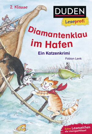 Buchcover Duden Leseprofi – Diamantenklau im Hafen, 2. Klasse | Fabian Lenk | EAN 9783737334716 | ISBN 3-7373-3471-4 | ISBN 978-3-7373-3471-6