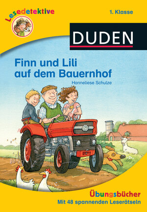 Buchcover Lesedetektive Übungsbücher - Finn und Lili auf dem Bauernhof, 1. Klasse | Hanneliese Schulze | EAN 9783737335140 | ISBN 3-7373-3514-1 | ISBN 978-3-7373-3514-0