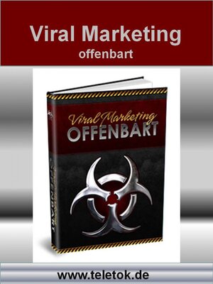Buchcover Viral Marketing offenbart | Tom Kreuzer | EAN 9783737520058 | ISBN 3-7375-2005-4 | ISBN 978-3-7375-2005-8