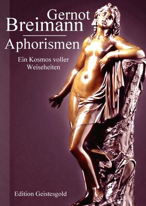 Buchcover Aphorismen | Gernot Breimann | EAN 9783737599498 | ISBN 3-7375-9949-1 | ISBN 978-3-7375-9949-8