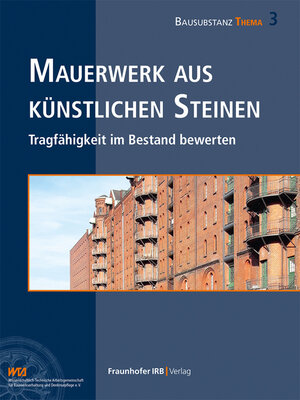 Buchcover Mauerwerk aus künstlichen Steinen  | EAN 9783738806434 | ISBN 3-7388-0643-1 | ISBN 978-3-7388-0643-4