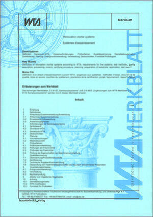 Buchcover Fire protection in the existing building and for architectural monuments according to WTA III: fire protection planning  | EAN 9783738809367 | ISBN 3-7388-0936-8 | ISBN 978-3-7388-0936-7