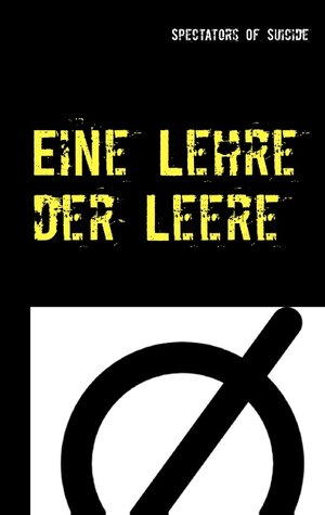 Buchcover Eine Lehre der Leere  | EAN 9783739218311 | ISBN 3-7392-1831-2 | ISBN 978-3-7392-1831-1