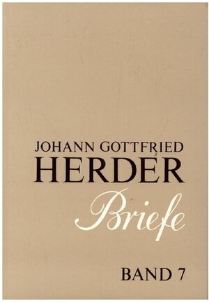 Buchcover Johann Gottfried Herder. Briefe.  | EAN 9783740002497 | ISBN 3-7400-0249-2 | ISBN 978-3-7400-0249-7