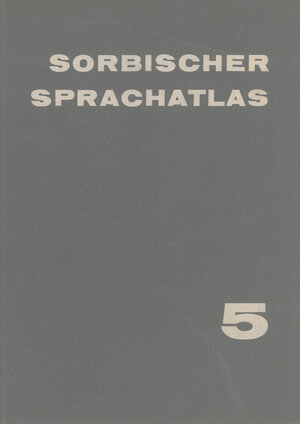 Buchcover Sorbischer Sprachatlas  | EAN 9783742003539 | ISBN 3-7420-0353-4 | ISBN 978-3-7420-0353-9