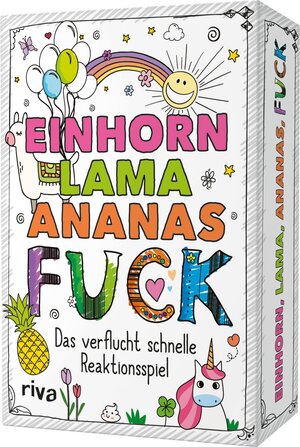 Buchcover Einhorn, Lama, Ananas, FUCK  | EAN 9783742312945 | ISBN 3-7423-1294-4 | ISBN 978-3-7423-1294-5