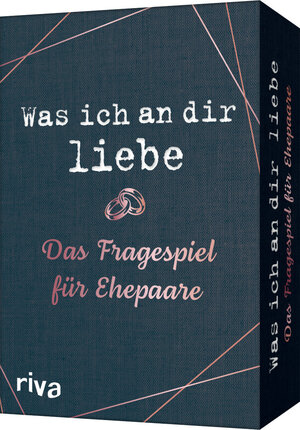 Buchcover Was ich an dir liebe – Das Fragespiel für Ehepaare | riva Verlag | EAN 9783742316363 | ISBN 3-7423-1636-2 | ISBN 978-3-7423-1636-3