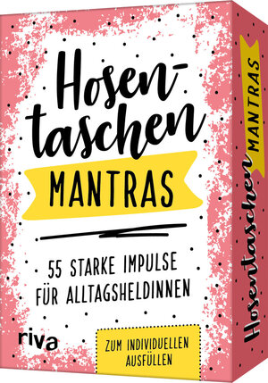 Buchcover Hosentaschen-Mantras – 55 starke Impulse für Alltagsheldinnen | riva Verlag | EAN 9783742316837 | ISBN 3-7423-1683-4 | ISBN 978-3-7423-1683-7