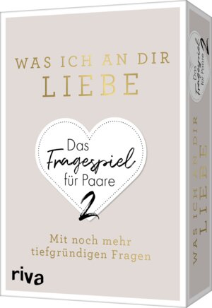 Buchcover Was ich an dir liebe – Das Fragespiel für Paare 2  | EAN 9783742326485 | ISBN 3-7423-2648-1 | ISBN 978-3-7423-2648-5