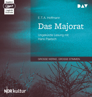 Buchcover Das Majorat | E. T. A. Hoffmann | EAN 9783742404381 | ISBN 3-7424-0438-5 | ISBN 978-3-7424-0438-1