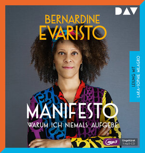 Buchcover Manifesto – Warum ich niemals aufgebe | Bernardine Evaristo | EAN 9783742423504 | ISBN 3-7424-2350-9 | ISBN 978-3-7424-2350-4