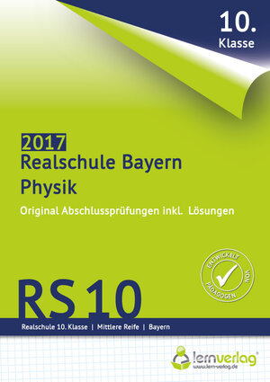 Buchcover Abschlussprüfung Physik Realschule Bayern 2017  | EAN 9783743000162 | ISBN 3-7430-0016-4 | ISBN 978-3-7430-0016-2