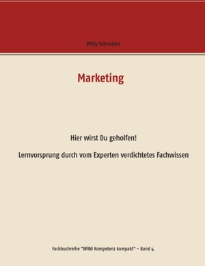 Buchcover Marketing | Willy Schneider | EAN 9783743149373 | ISBN 3-7431-4937-0 | ISBN 978-3-7431-4937-3
