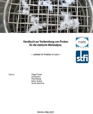 Buchcover Handbuch zur Vorbereitung von Proben für die statische Bildanalyse | Holger Fischer | EAN 9783743172838 | ISBN 3-7431-7283-6 | ISBN 978-3-7431-7283-8
