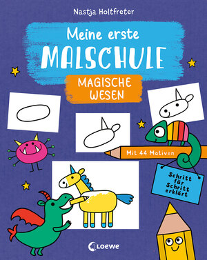 Buchcover Meine erste Malschule - Magische Wesen  | EAN 9783743210349 | ISBN 3-7432-1034-7 | ISBN 978-3-7432-1034-9