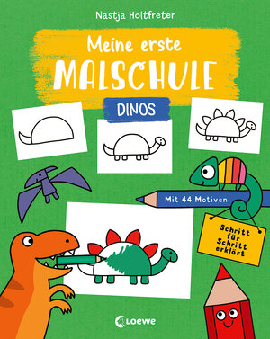 Buchcover Meine erste Malschule - Dinos  | EAN 9783743210356 | ISBN 3-7432-1035-5 | ISBN 978-3-7432-1035-6