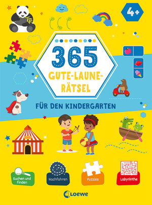 Buchcover 365 Gute-Laune-Rätsel für den Kindergarten  | EAN 9783743211339 | ISBN 3-7432-1133-5 | ISBN 978-3-7432-1133-9