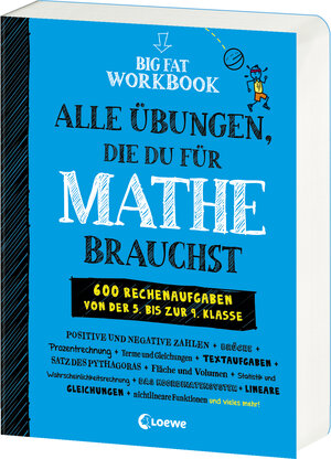 Buchcover Big Fat Workbook - Alle Übungen, die du für Mathe brauchst  | EAN 9783743215535 | ISBN 3-7432-1553-5 | ISBN 978-3-7432-1553-5