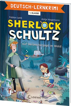 Buchcover Deutsch-Lernkrimi - Sherlock Schultz auf Verbrecherjagd im Wald | Fabian Lenk | EAN 9783743217058 | ISBN 3-7432-1705-8 | ISBN 978-3-7432-1705-8