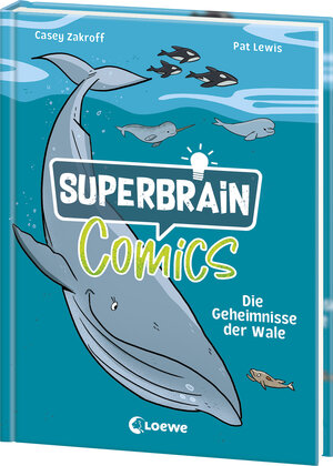 Buchcover Superbrain-Comics - Die Geheimnisse der Wale | Casey Zakroff | EAN 9783743218000 | ISBN 3-7432-1800-3 | ISBN 978-3-7432-1800-0