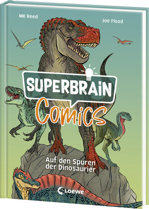 Buchcover Superbrain-Comics - Auf den Spuren der Dinosaurier | MK Reed | EAN 9783743218017 | ISBN 3-7432-1801-1 | ISBN 978-3-7432-1801-7