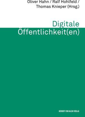Buchcover Digitale Öffentlichkeit(en)  | EAN 9783744508582 | ISBN 3-7445-0858-7 | ISBN 978-3-7445-0858-2