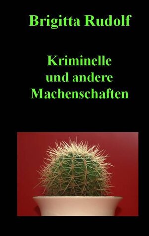 Buchcover Kriminelle und andere Machenschaften | Brigitta Rudolf | EAN 9783744823418 | ISBN 3-7448-2341-5 | ISBN 978-3-7448-2341-8