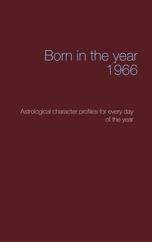Buchcover Born in the year 1966 | Christoph Däppen | EAN 9783744836906 | ISBN 3-7448-3690-8 | ISBN 978-3-7448-3690-6