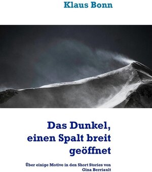 Buchcover Das Dunkel, einen Spalt breit geöffnet | Klaus Bonn | EAN 9783744840460 | ISBN 3-7448-4046-8 | ISBN 978-3-7448-4046-0