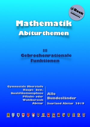 Buchcover Kursthemen / Gebrochenrationale Funktionen | Dieter Küntzer | EAN 9783745000337 | ISBN 3-7450-0033-1 | ISBN 978-3-7450-0033-7