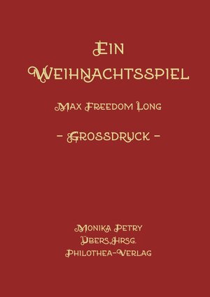 Buchcover Ein Weihnachtsspiel - Großdruck | Monika Petry | EAN 9783745031881 | ISBN 3-7450-3188-1 | ISBN 978-3-7450-3188-1