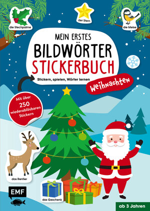 Buchcover Mein erstes Bildwörter-Stickerbuch – Weihnachten  | EAN 9783745900026 | ISBN 3-7459-0002-2 | ISBN 978-3-7459-0002-6