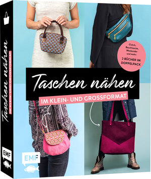 Buchcover Taschen nähen im Klein- und Großformat | Sabine Komarek | EAN 9783745909463 | ISBN 3-7459-0946-1 | ISBN 978-3-7459-0946-3