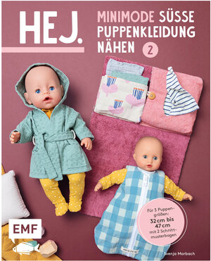 Buchcover Hej. Minimode – Süße Puppenkleidung nähen 2 | Svenja Morbach | EAN 9783745913606 | ISBN 3-7459-1360-4 | ISBN 978-3-7459-1360-6