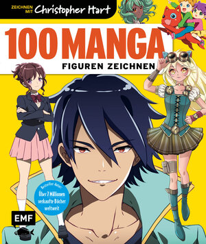 Buchcover 100 Manga-Figuren zeichnen | Christopher Hart | EAN 9783745918083 | ISBN 3-7459-1808-8 | ISBN 978-3-7459-1808-3