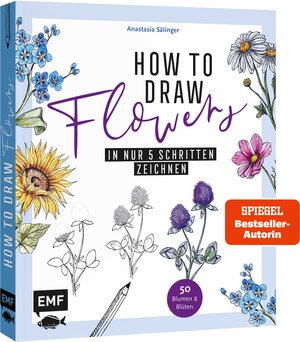 Buchcover How to Draw Flowers | Anastasia Sälinger | EAN 9783745920871 | ISBN 3-7459-2087-2 | ISBN 978-3-7459-2087-1